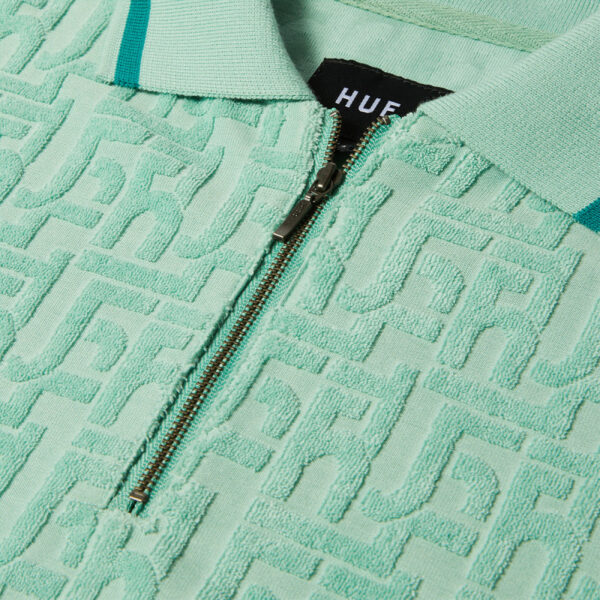 Huf Tether Jacquard Terry Top Jade - Image 2