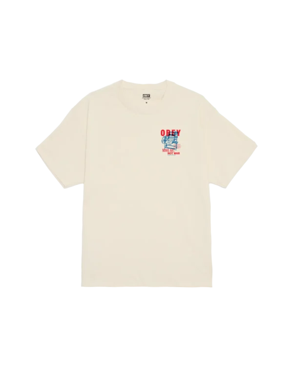 Obey Printing Press Make Art Not War Tee - Image 2