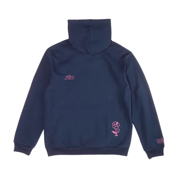 Feelings Banks Heavy Hoodie Navy - Image 2