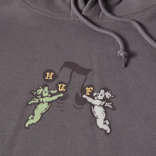 Huf Song Hhooded Sweater Light Plum - Image 2