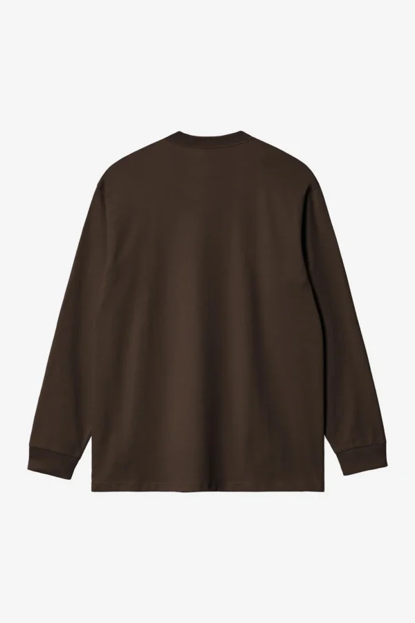 Carhartt WIP L/S Chase T-Shirt Tobacco / Gold - Afbeelding 2