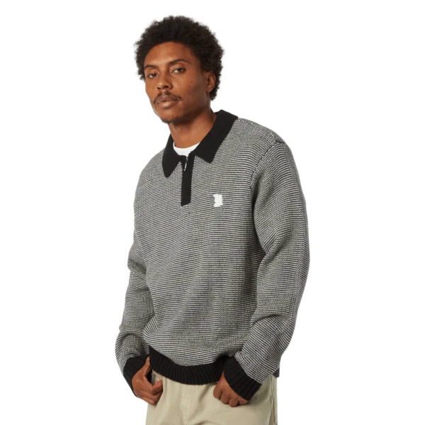 Huf Megablast Two Tone Waffle Sweater - Afbeelding 2