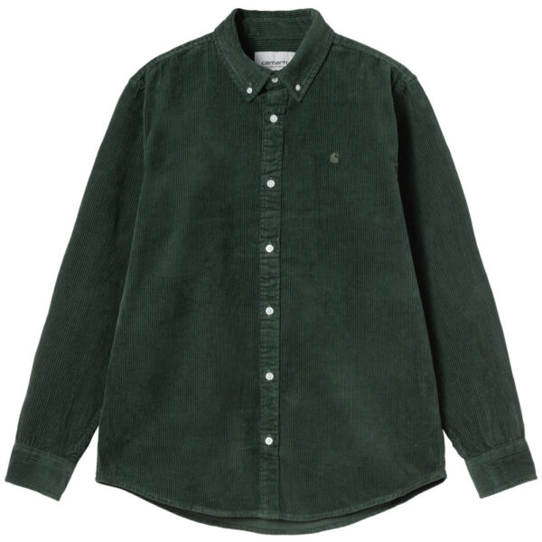 Carhartt WIP Madison Fine Cord Shirt Sycamore Tree