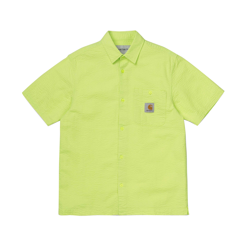 Now in stock the Carhartt WIP S/S Southfield Shirt. The Carhartt WIP S/S Southfield Shirt is constructed from 100% cotton. It features a single chest pocket, adorned with a woven Carhartt WIP label. Regular fitted blouse with a pre molded structure. This blouse is made with a breathable woven pattern. I027510_1C_00 regular fit garment washed chest pocket with button closure square label WIP script label Nu op voorraad de Carhartt WIP S/S Southfield Shirt. De Carhartt wip S-S Southfield Shirt is gemaakt van 100% katoen. Dit shirt heeft een normale pasvorm en is uitgerust met een borstzakje en afgemaakt met een Carhartt WIP Label. I027510_1C_00 Normale pasvorm voorgewassen stof borstzakje knoopsluiting Blok label WIP script label