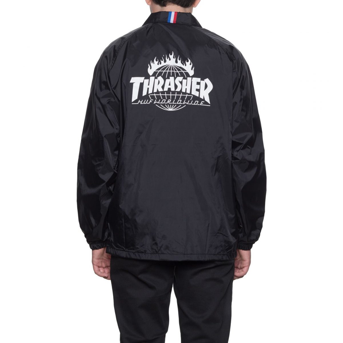 Huf x Thrasher TDS Coach's Jacket Black